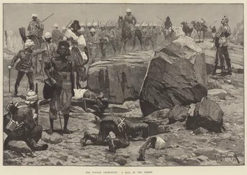 The Soudan Expedition, a Pool in the Desert